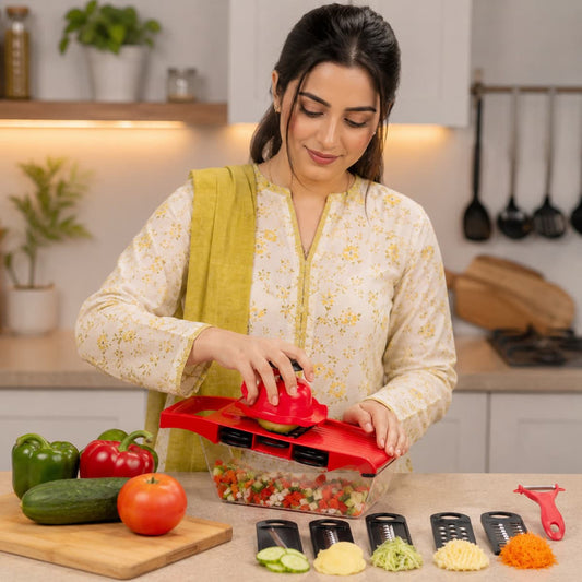 10-in-1 Mandoline Slicer – Har Kitchen Kaam Sirf 1 Tool Se!
