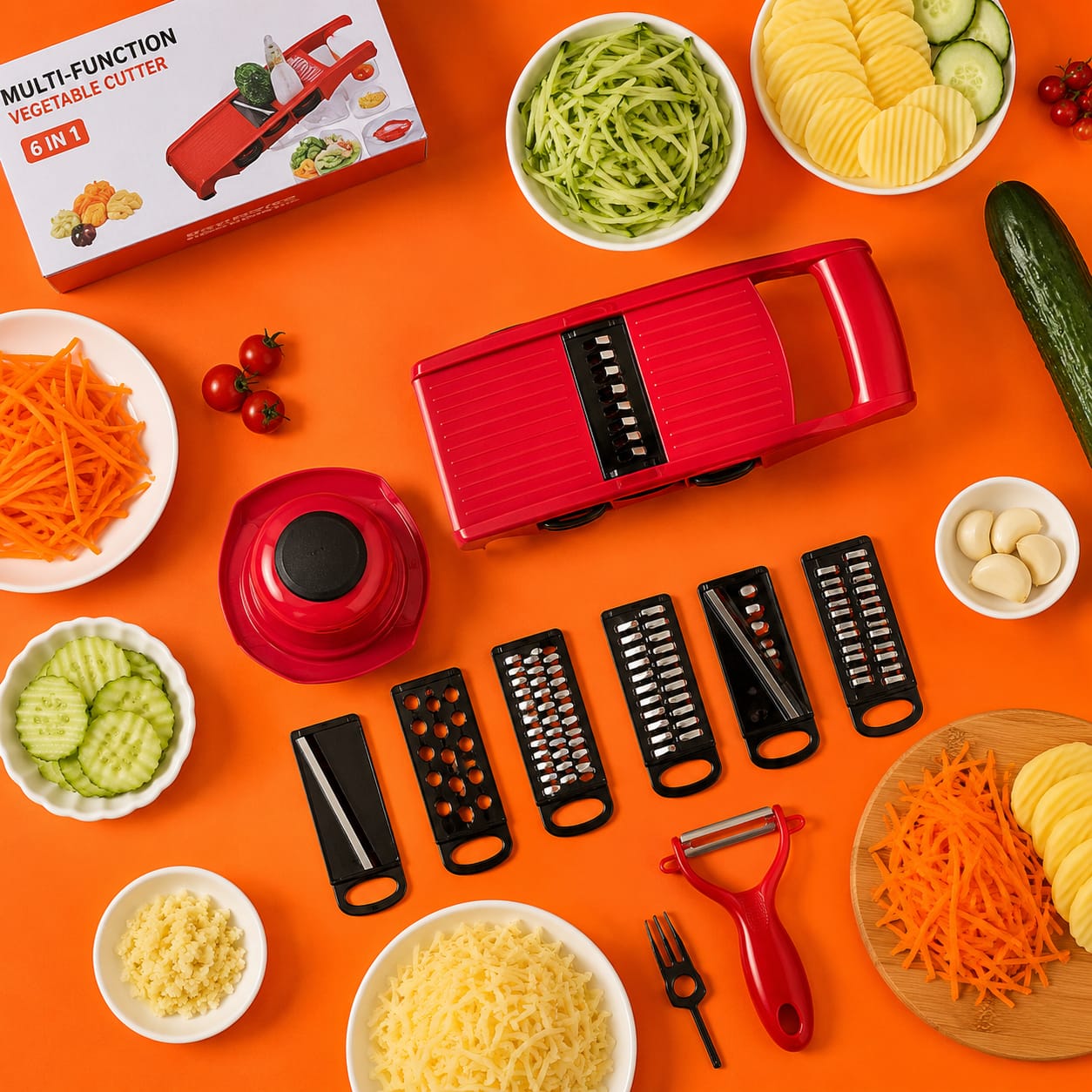 Multi-Function Cutters & Graters