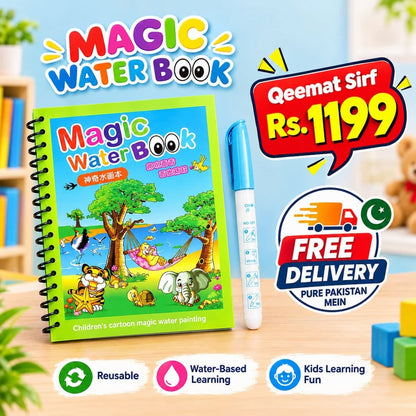Magic Water Pen Book – Bina Mess Drawing Kit