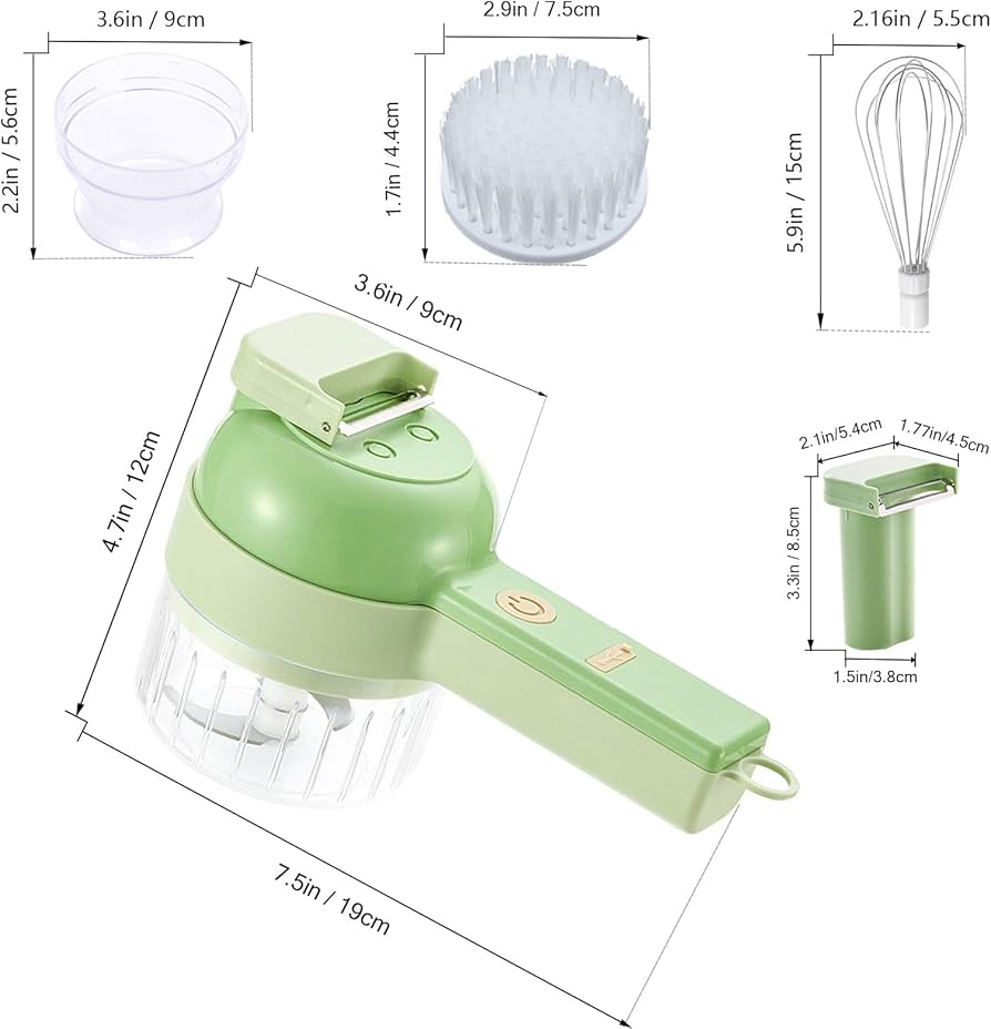 Electric Vegetable Cutter – Bina Haath Lagaye Sabzi Sirf Seconds Mein Cut
