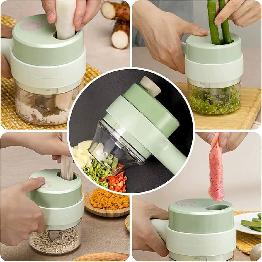 Electric Vegetable Cutter – Bina Haath Lagaye Sabzi Sirf Seconds Mein Cut