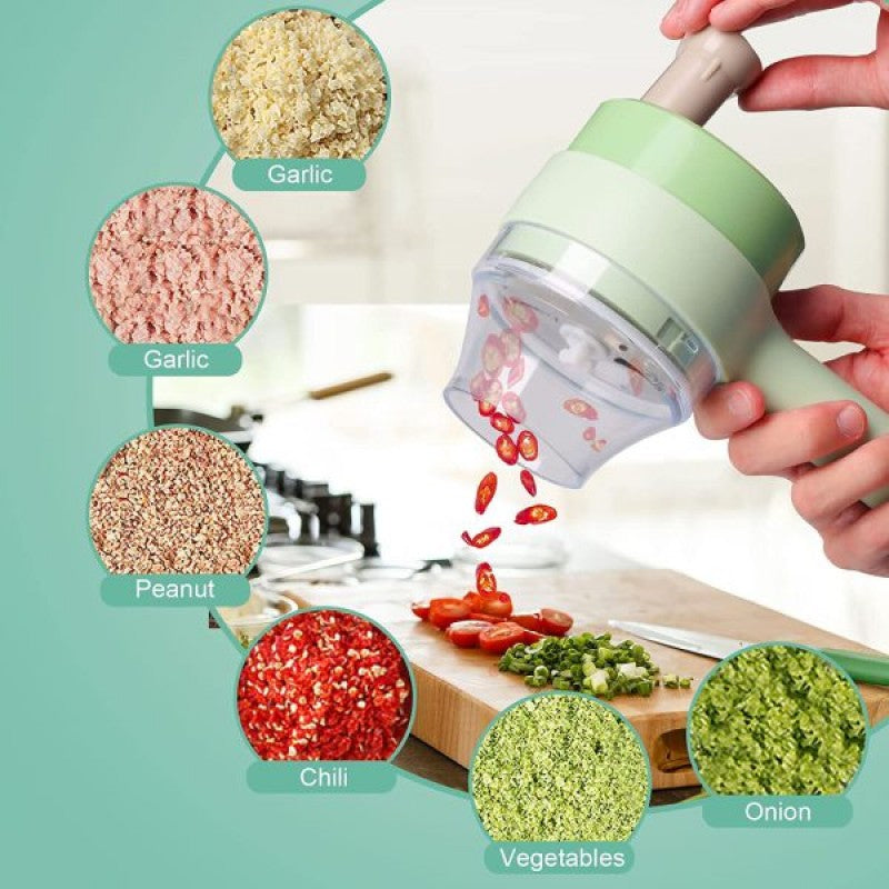 Electric Vegetable Cutter – Bina Haath Lagaye Sabzi Sirf Seconds Mein Cut