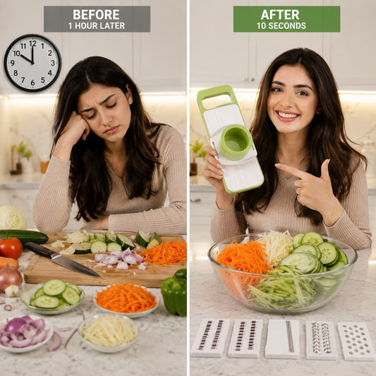 5-in-1 Vegetable Cutter – Ab Sabzi Kaatna Bas 2 Minute Ka Kaam