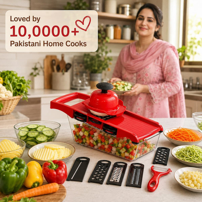 10-in-1 Mandoline Slicer – Har Kitchen Kaam Sirf 1 Tool Se!