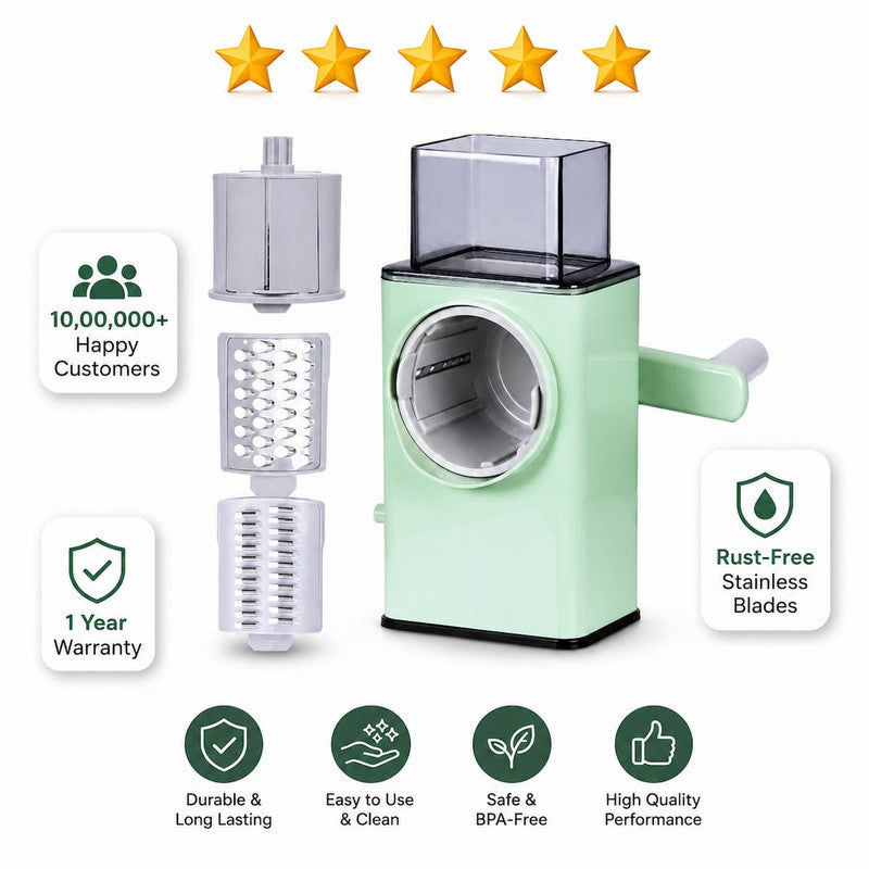 4-in-1 Vegetable Cutter – Cutting, Slicing, Chopping Sab Ek Minute Mein!