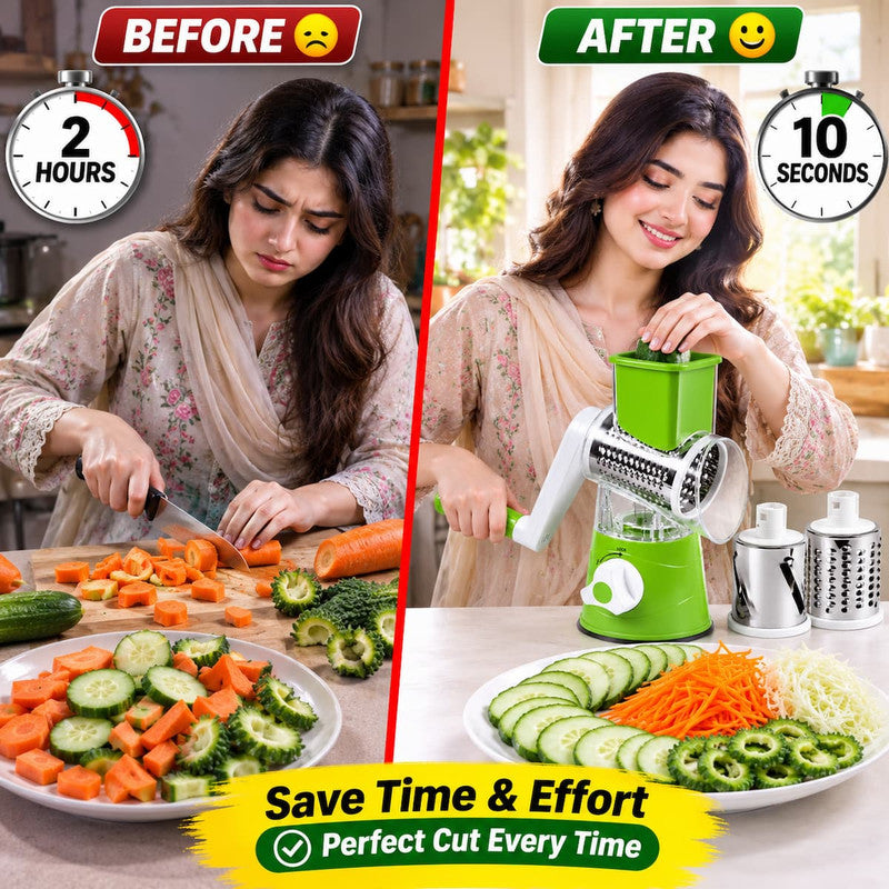 Manual Vegetable Drum Cutter