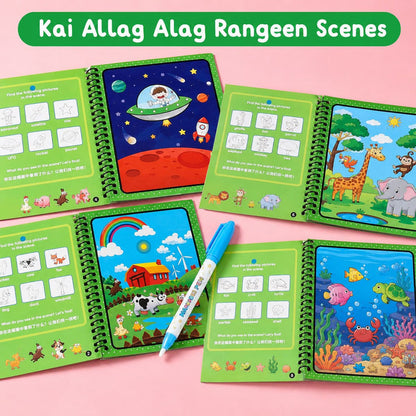 Magic Water Pen Book – Bina Mess Drawing Kit
